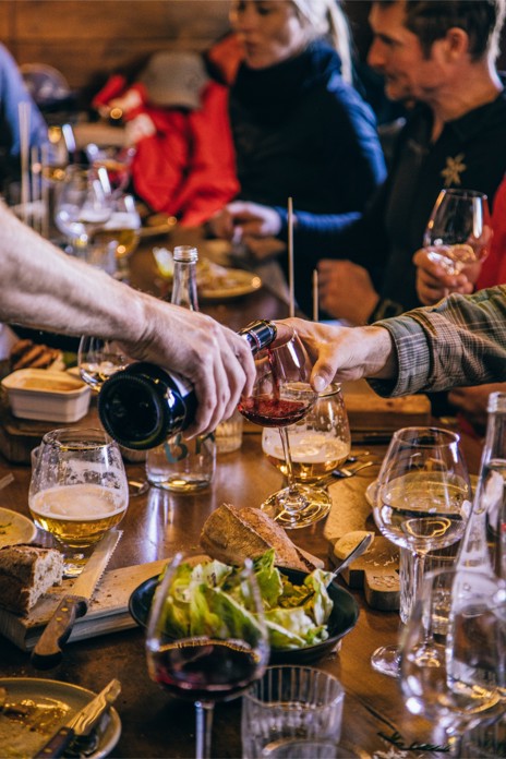 As night falls over the valley, head to the best après ski spots for a taste of local culture